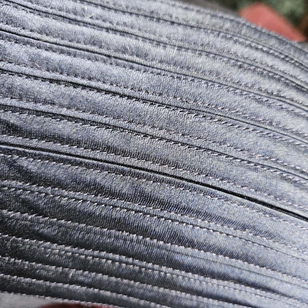 Navy Vintage Cache Halter Gown - Picture 11 of 13